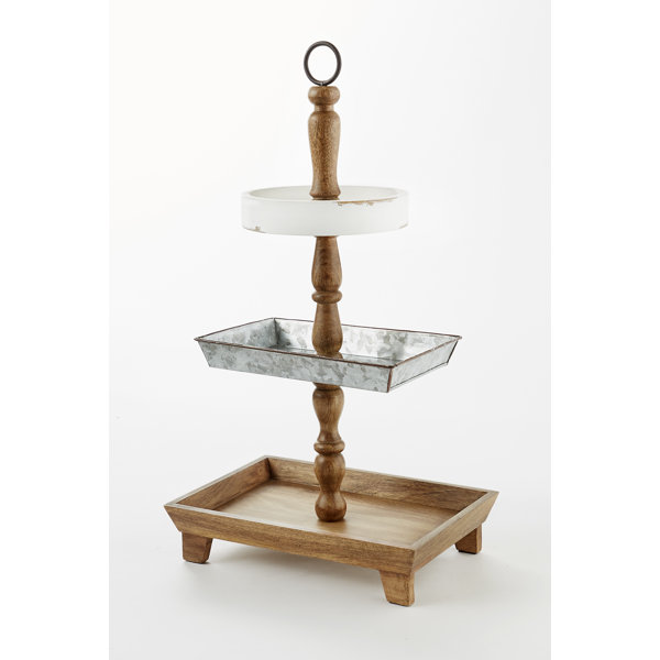 Mud Pie™ Circa Wood Tiered Stand & Reviews Wayfair